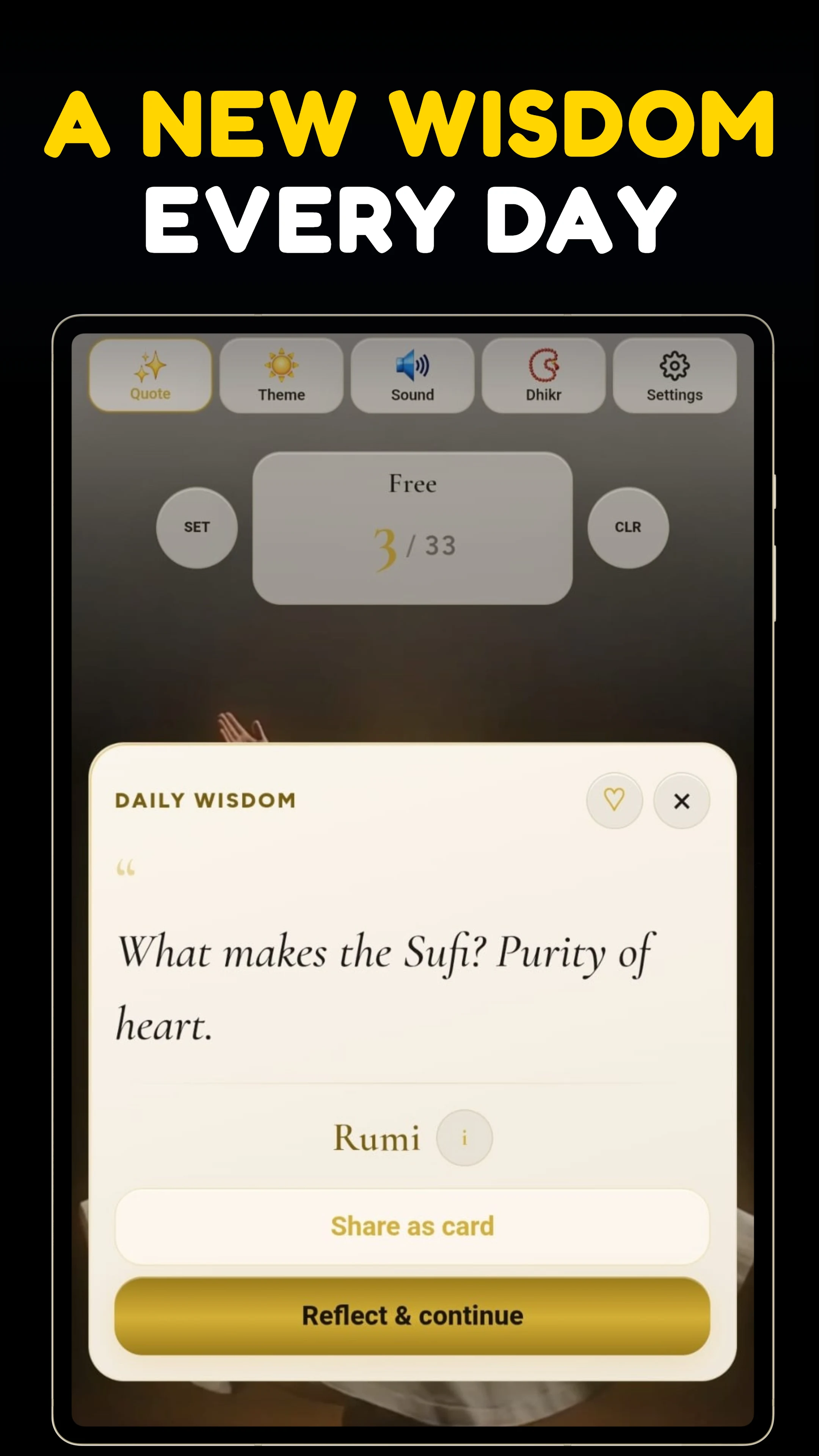 SUFI Dhikr & Wisdom screenshot